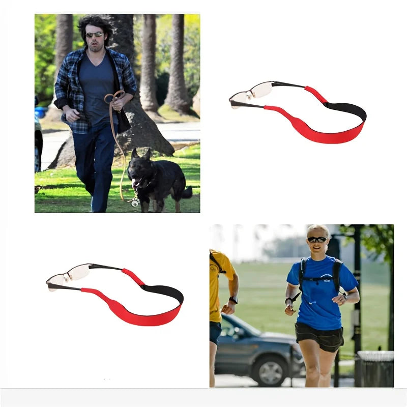 1 Pc Soft Sports Glasses Strap Holder,Anit Slip Glasses Cord Rope, Adjustable Stretchy glasses Chain Lanyard Glasses Retainer