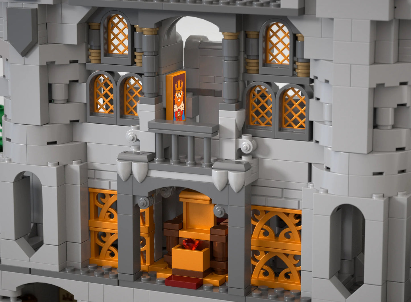 2484PCS Sword of Holy Spirit Castle Building Blocks Model Toys Sets Small Particle MOC Street View Bricks For Christmas Gifts