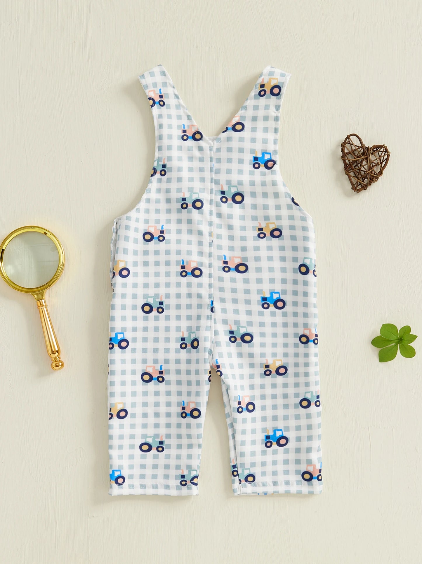 Cute Dinosaur Print Romper with Adjustable Straps and Square Neckline for Toddler Boys and Girls - Sleeveless Casual Jumpsuit