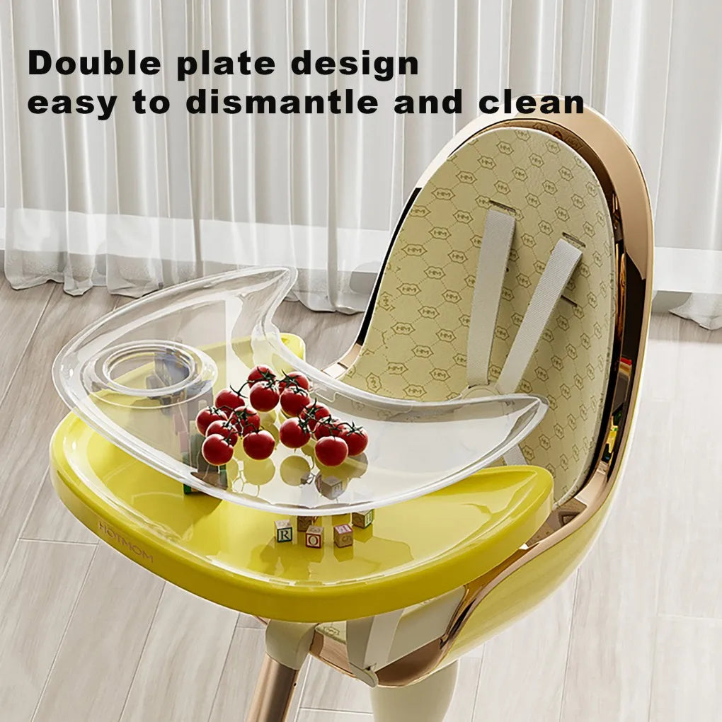 Baby dining chair high chair bumbo seat Wraparound eggshellseat for better high back booster seat dining table for toddlers 1-3