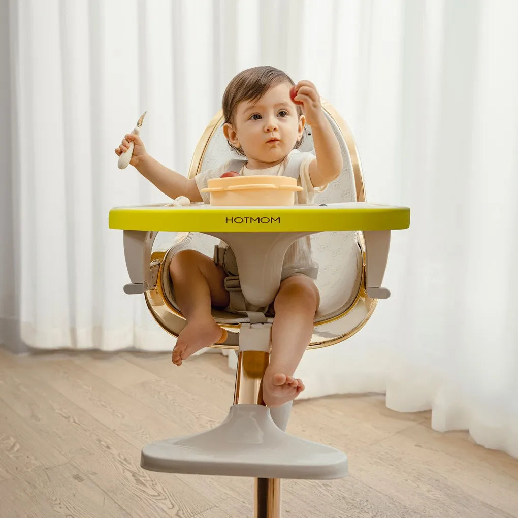 Baby dining chair high chair bumbo seat Wraparound eggshellseat for better high back booster seat dining table for toddlers 1-3