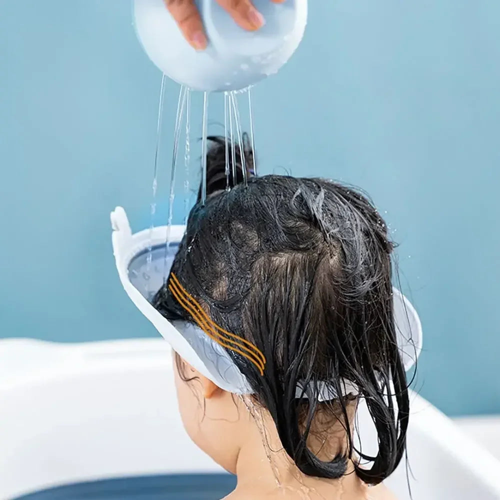 Shampoo Cap Adjustable Wash Shower Hat For Newborns Baby Ear Protection Children Bath Visor Head Cover Cute Octopus Shield