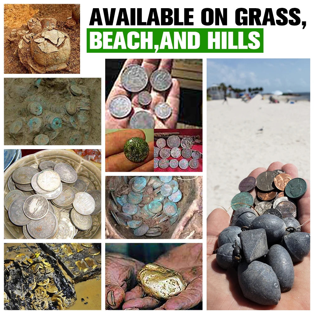 MD-4090 Metal Detector Professional Gold Digger LCD Treasure Hunter Pinpointer Underground Gold Detector High Precise Search