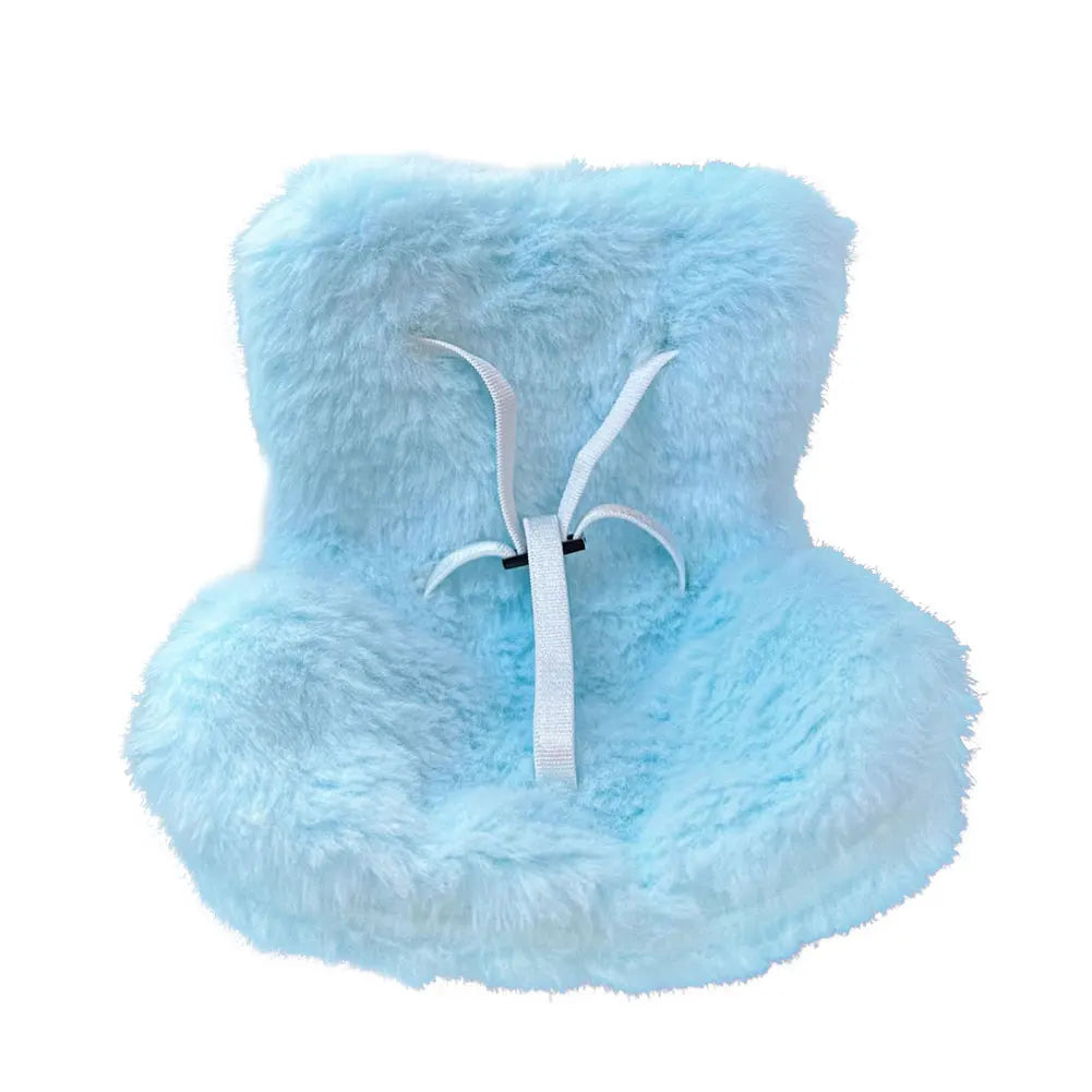 Car Ventilation Safety Seat Soft Kawaii Doll Seat Car Ornament Plush Safety Seat Car Air Outlet Decoration for 17cm Dolls