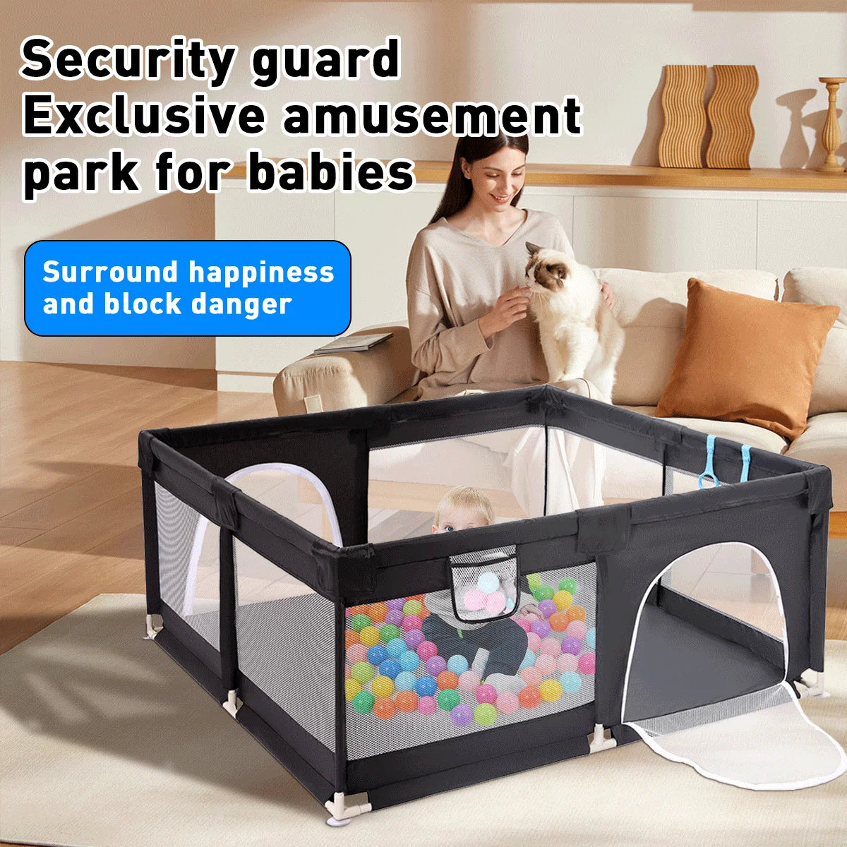 Baby Playpens Indoor Baby Corralitos Safety Barriers For Kids Baby Activity Gym Large Parks For Baby Groundbox Fence