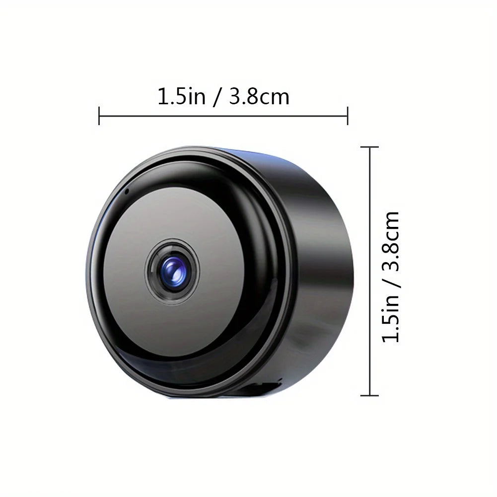 2K/3MP Mini wireless FHD camera - night vision, motion detection alarm, 1080P surveillance camera, remote monitoring,