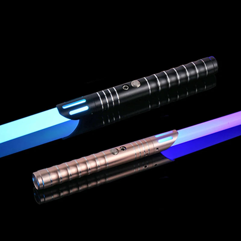 Light up Saber 16 Colors & Sounds RGB Light Sword Metal Handle Laser Sword Toys Light Quiet Mode Children Cosplay Christmas Gift