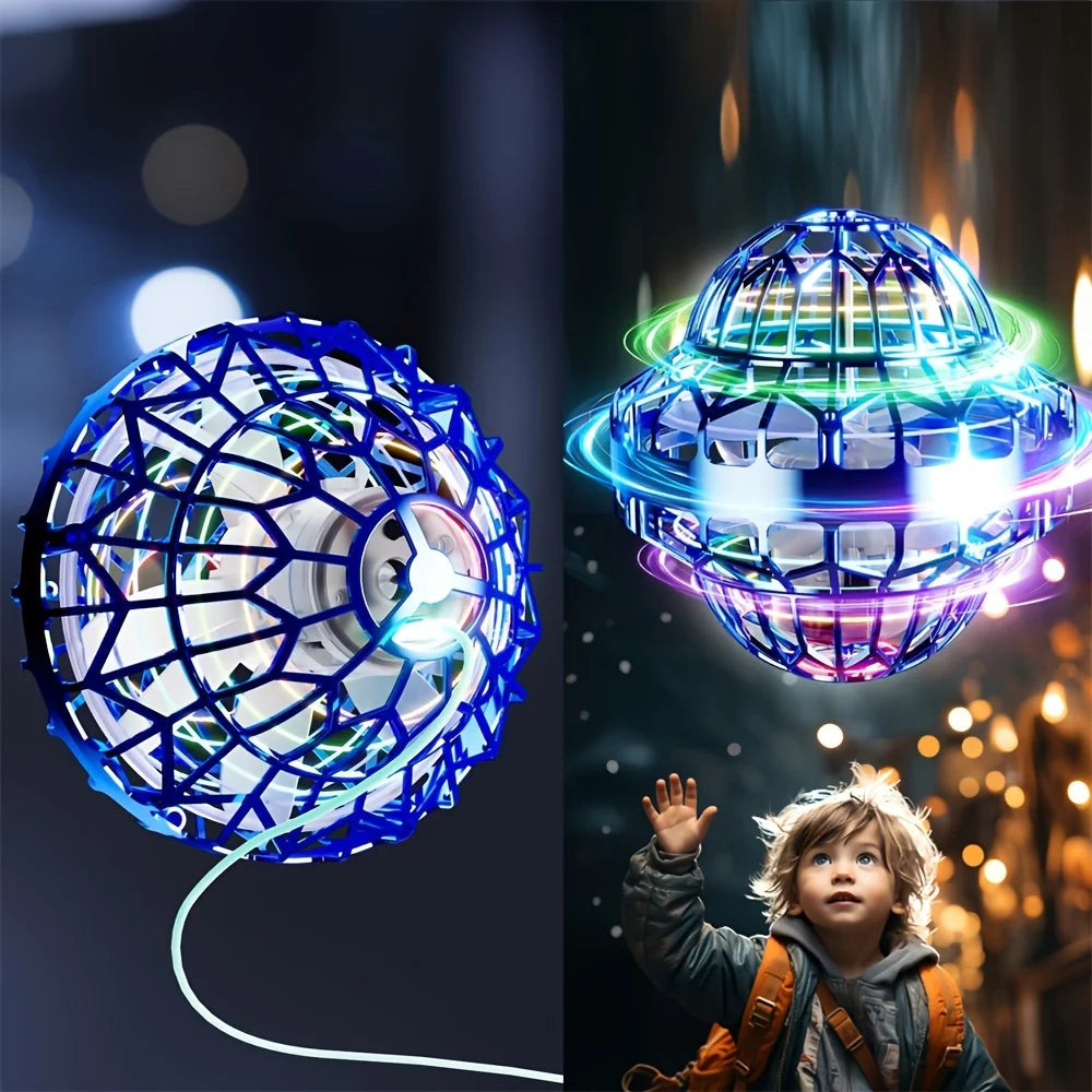 LYBMTWF Smart Induction Flying Ball Toy, Hand-controlled Boomerang Hover Ball,Cosmic Saucer Flying Spinner Swing Ball,Toy gift