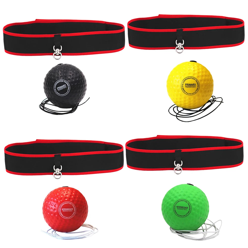 Boxing Training Ball Ultimate Reflex Ball Improve Speed with Adjustable Headband Kids Boxing Equipment Great for Reflex Accuracy
