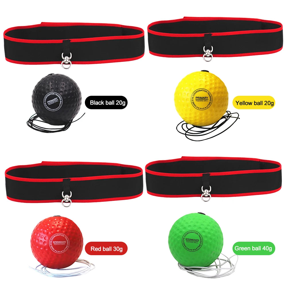 Boxing Training Ball Ultimate Reflex Ball Improve Speed with Adjustable Headband Kids Boxing Equipment Great for Reflex Accuracy