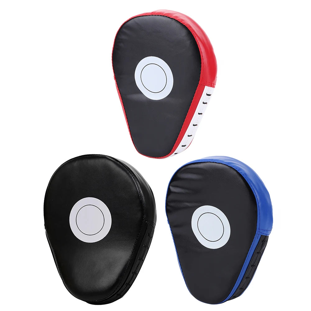 Curved Boxing Hand Target PU Leather Curved Punching Mitts Breathable Boxing Mitts Kickboxing Pads for Martial Arts Training