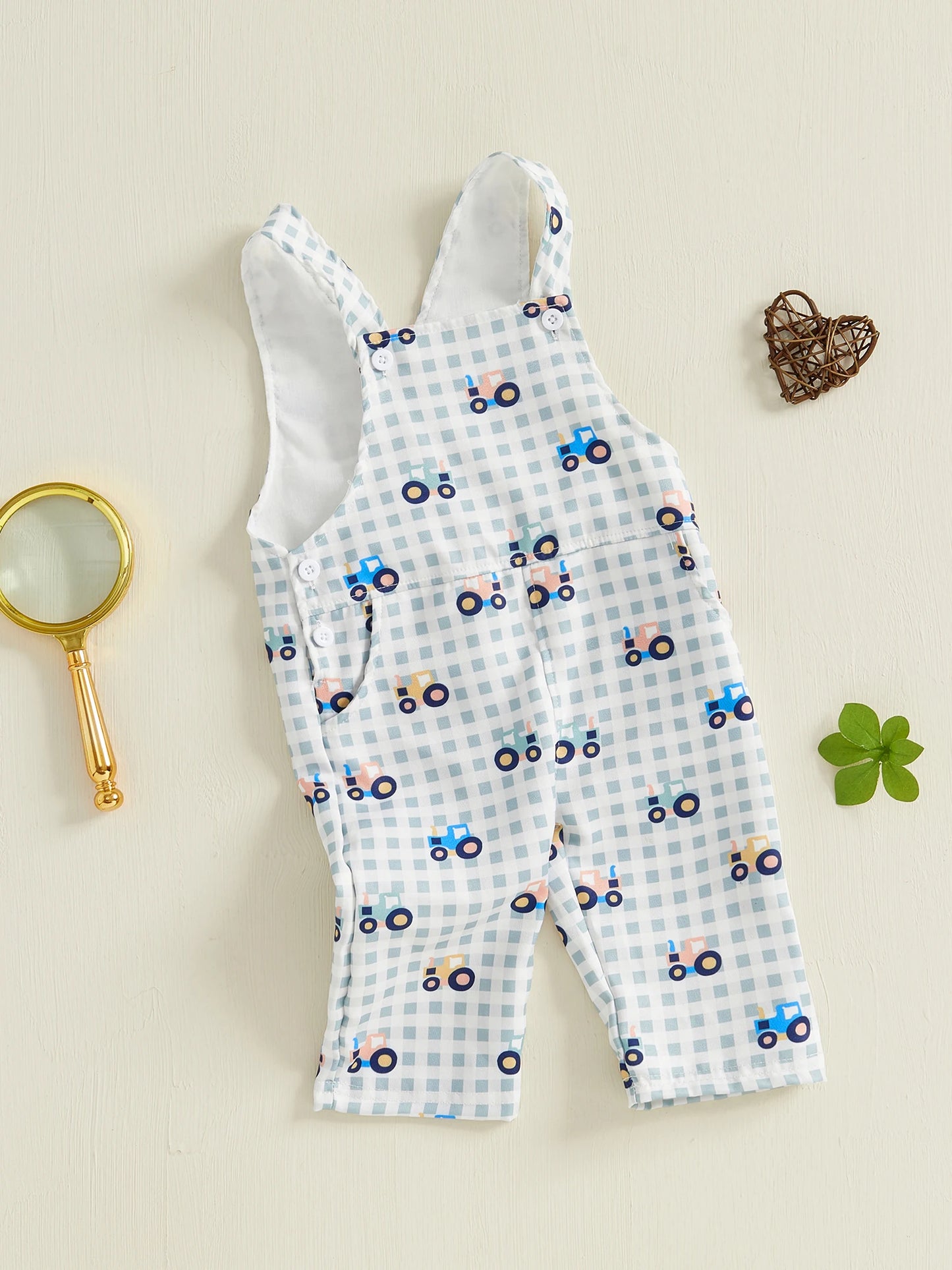 Cute Dinosaur Print Romper with Adjustable Straps and Square Neckline for Toddler Boys and Girls - Sleeveless Casual Jumpsuit