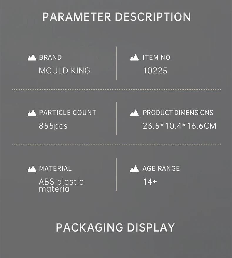 Mould King 10225 Technical Engine Toys The Motorized V8 Car Engine Building Block Assembly Engine Brick Set Kids Christmas Gift