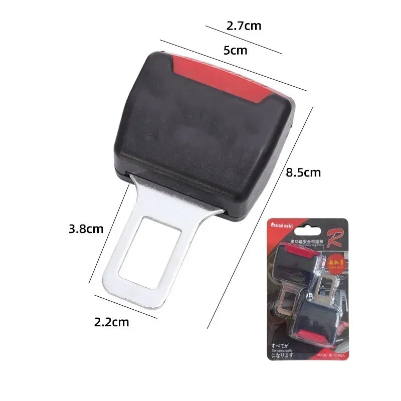 Car Seat Belt Clip Extension Plug Car Safety Seat Lock Buckle Seatbelt Clip Extender Converter Baby Car Seat Accessories