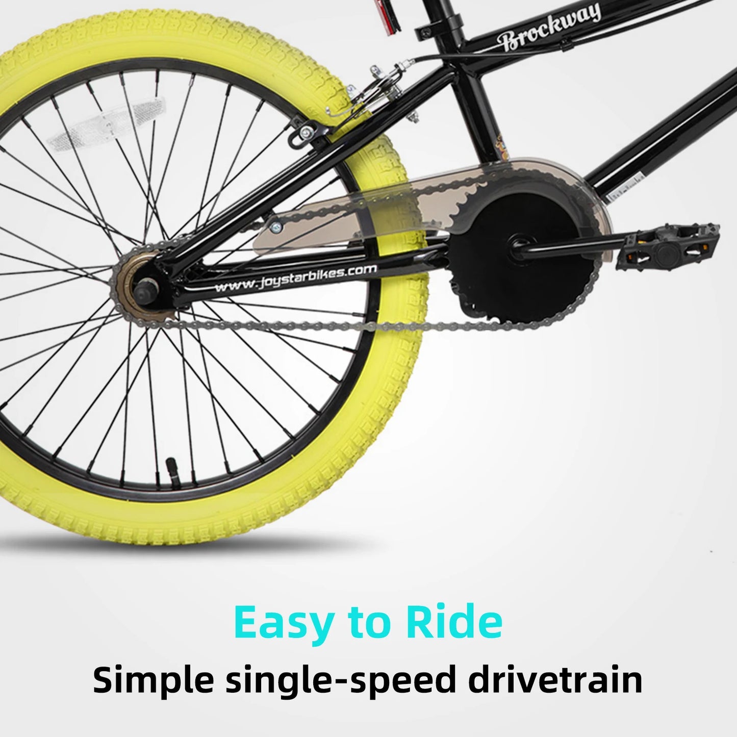 JOYSTAR Brockway Freestyle Kids BMX Bikes Kids Bicycles for 6-14 Years Old Boys Girls and Beginner-Level Riders 2 Pegs