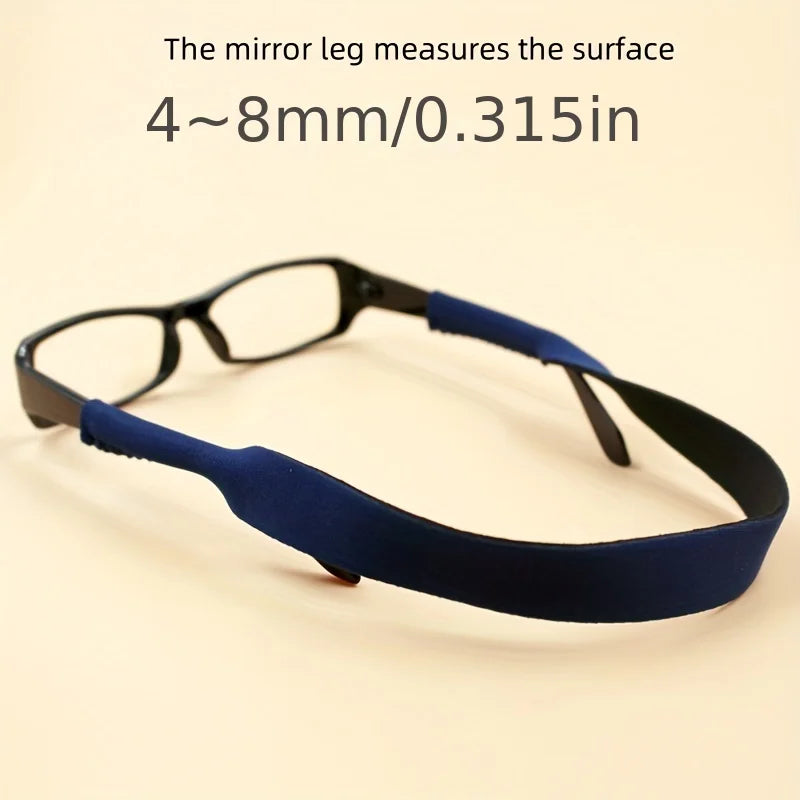 1 Pc Soft Sports Glasses Strap Holder,Anit Slip Glasses Cord Rope, Adjustable Stretchy glasses Chain Lanyard Glasses Retainer
