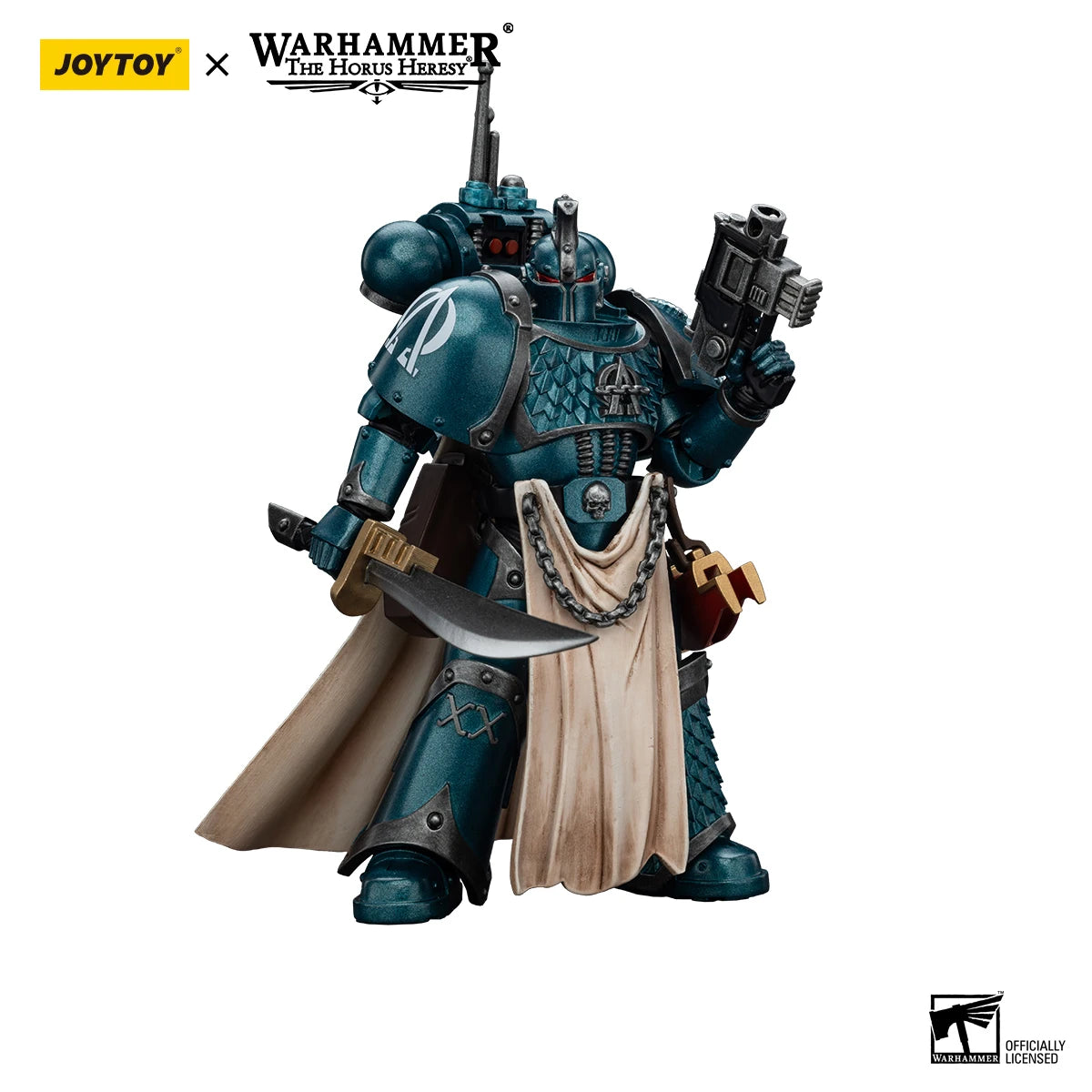 JOYTOY Warhammer 40K 1/18 Action Figure Alpha Legion Legion Praetor with Power Sword Anime figures Toys Collection