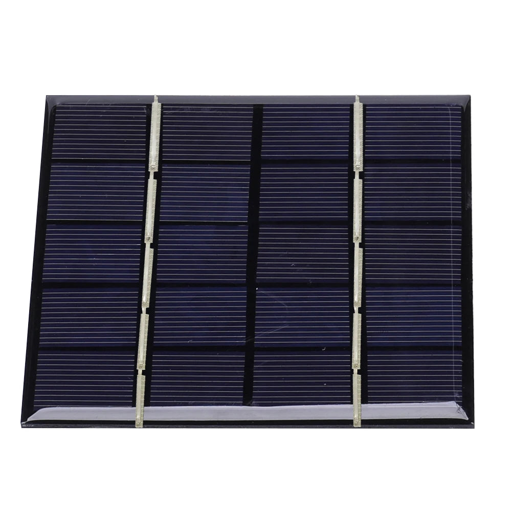 Solar Panel 3/5W 5/12V Micro Solar Board Portable Fast Charger Polysilicon DIY Solar Cells System Mini Outdoor Battery Charger