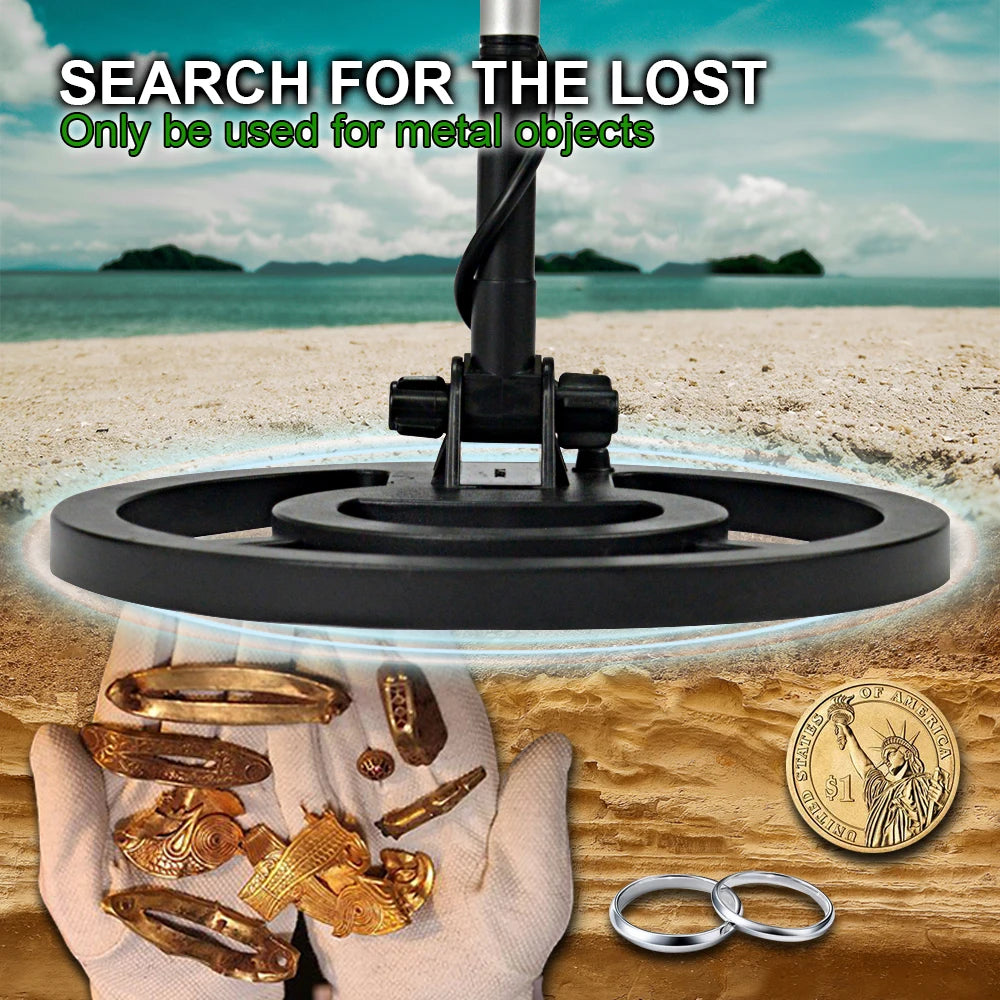 MD-4090 Metal Detector Professional Gold Digger LCD Treasure Hunter Pinpointer Underground Gold Detector High Precise Search
