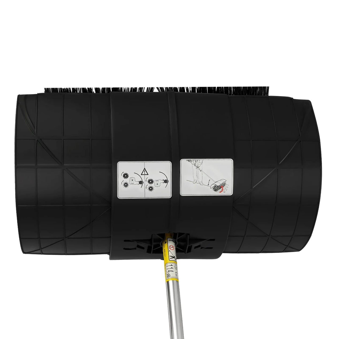 52CC 2.3HP Handheld Sweeper Manual Gas Power Sweeping Broom Artificial Grass Brush Gasoline Powered Broom Garden Lawn Sweeper