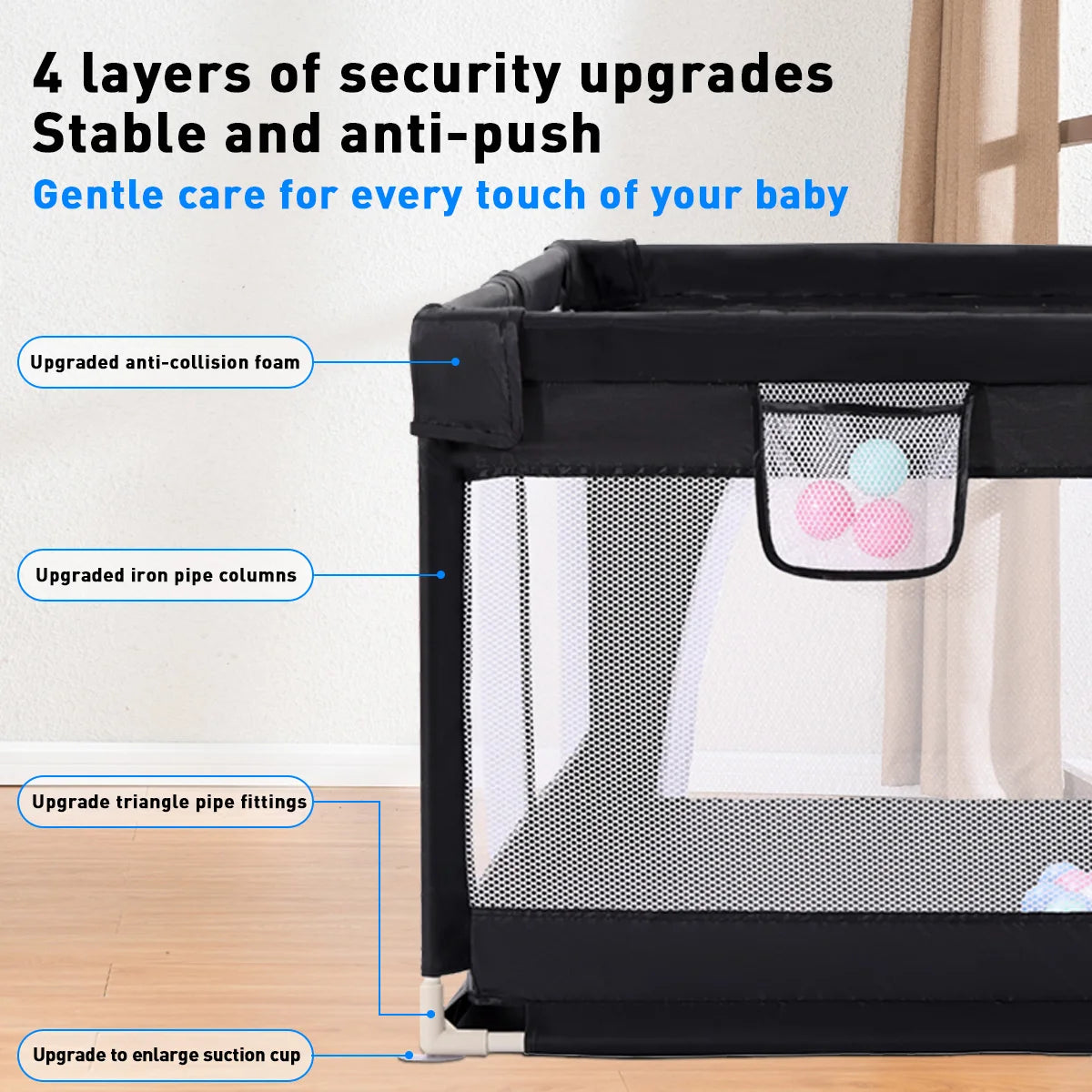 Baby Playpens Indoor Baby Corralitos Safety Barriers For Kids Baby Activity Gym Large Parks For Baby Groundbox Fence