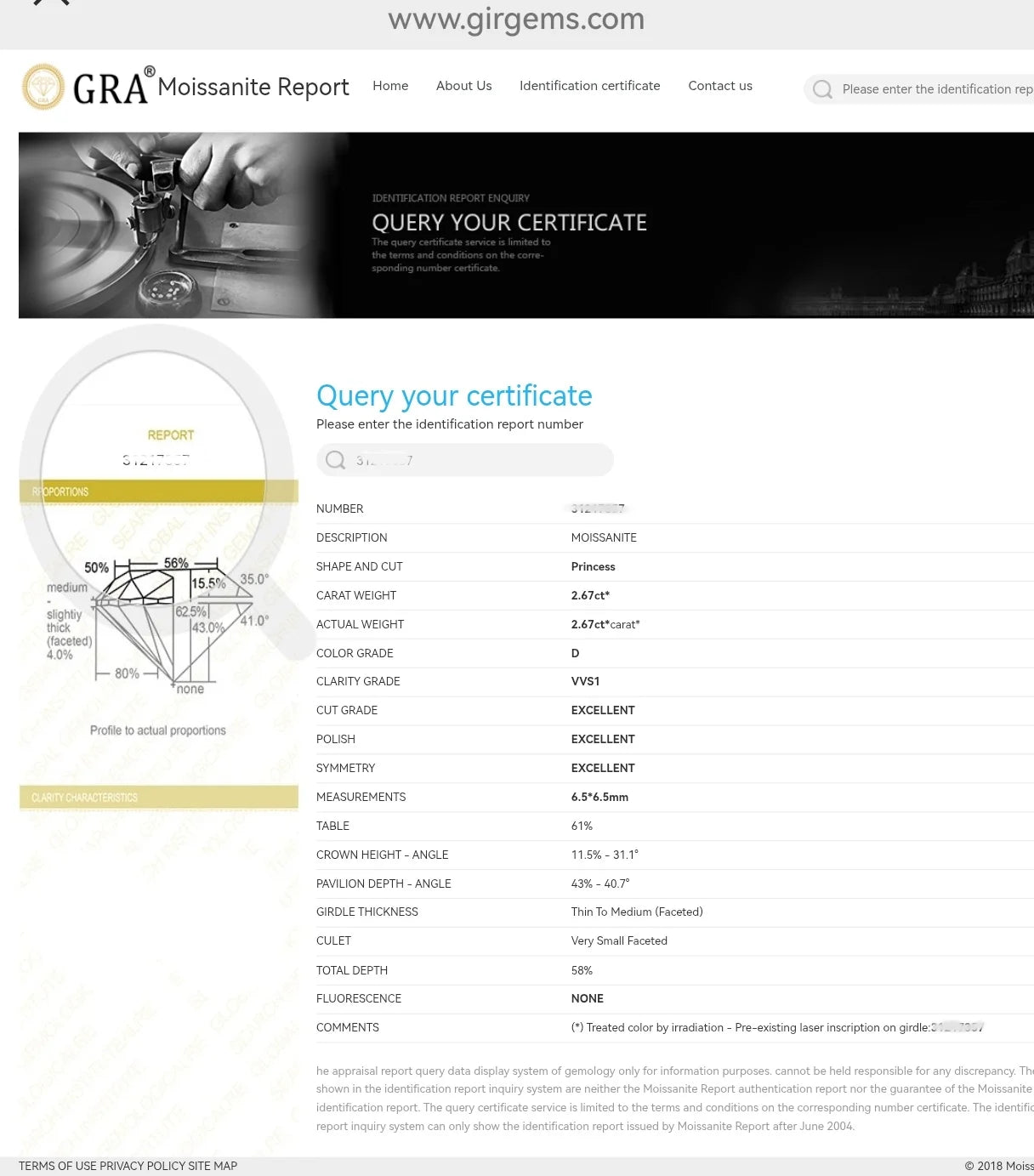 Newshe 3 Pcs Solid 925 Sterling Silver Certified Moissanite Wedding Rings Set for Women 6.5mm Princess Cut Luxury Jewelry