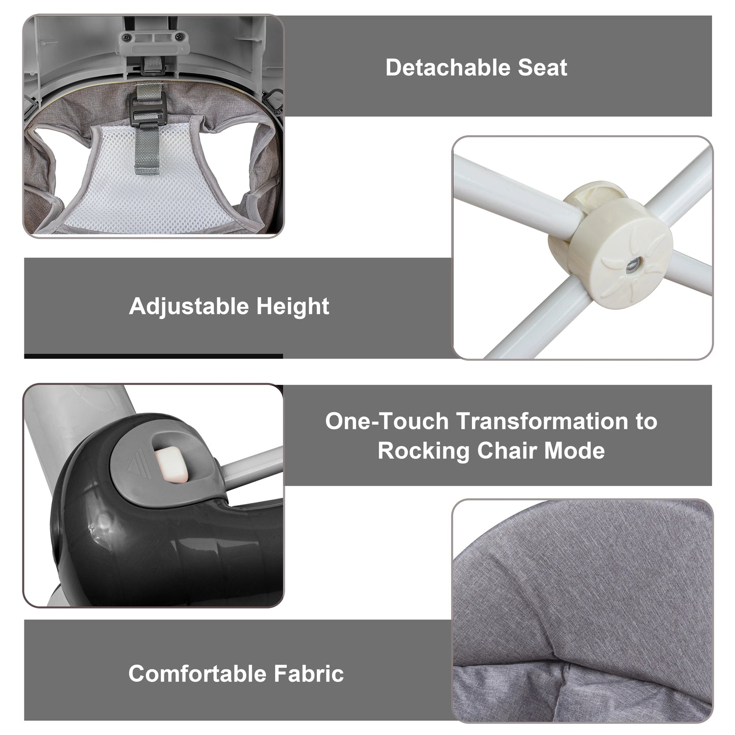 Baby Multi-Functional Comfortable Walker With Awning Anti-Rollover Baby Walker Can Sit Adjust And Shake The Walker For Boy Girls