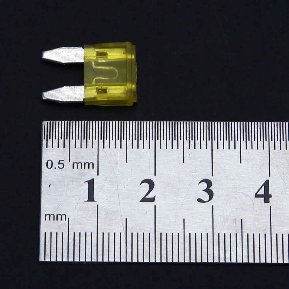 60-300pcs Cars Truck Mini Fuse Mixed Set Kit Auto Car Safety Assortment Mini Truck Blade Fuse Replacement 5/10/15/20/25/30A