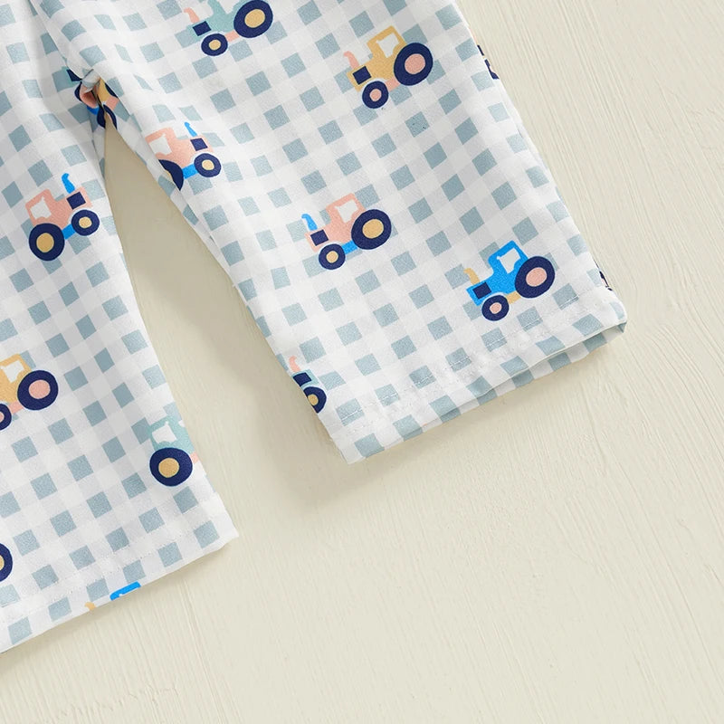 Cute Dinosaur Print Romper with Adjustable Straps and Square Neckline for Toddler Boys and Girls - Sleeveless Casual Jumpsuit