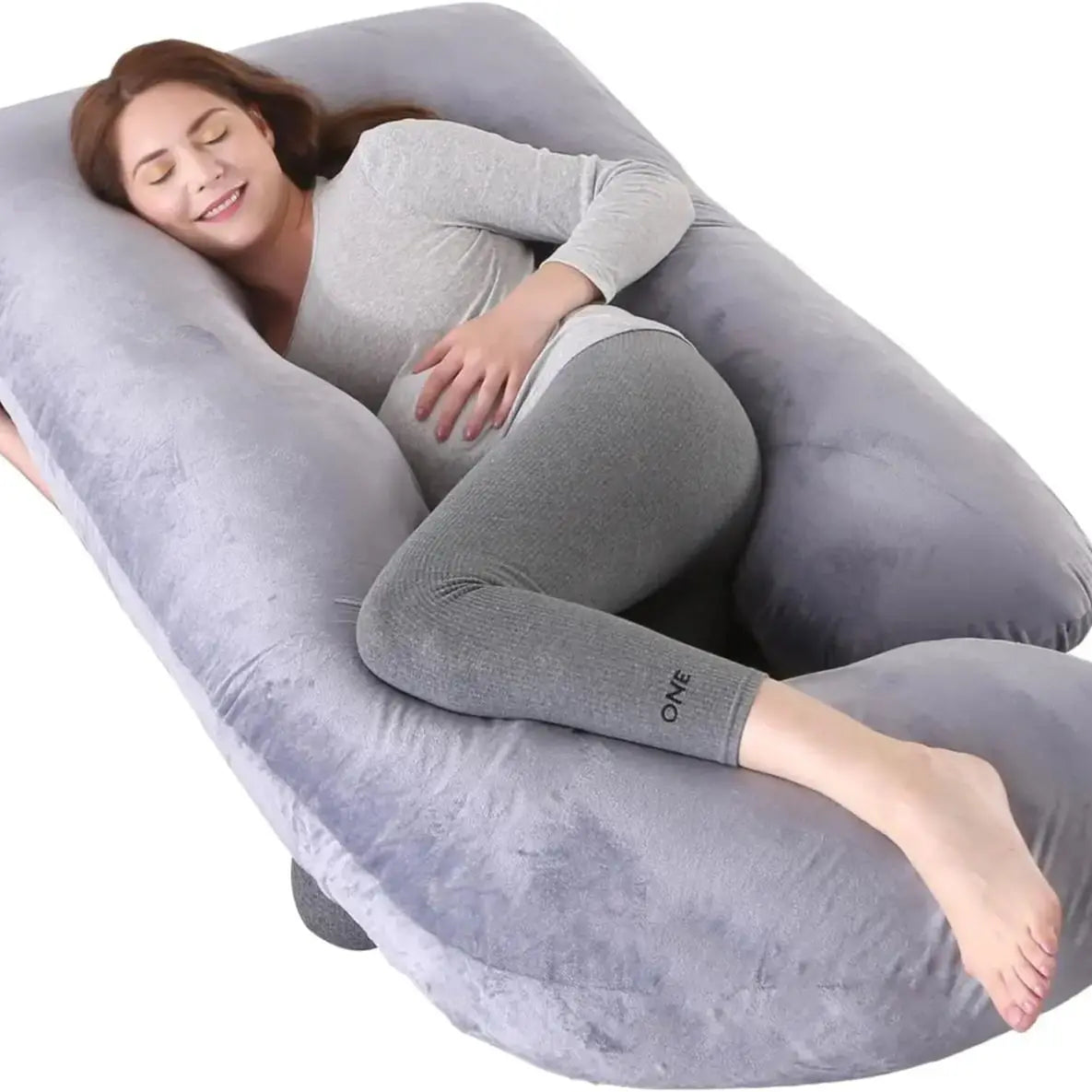 Pregnancy Pillow, G-Shape Full Body Pillow, Maternity Pillow for Side Sleeper, Pregnancy Body Pillow for Pregnant Women Suppor