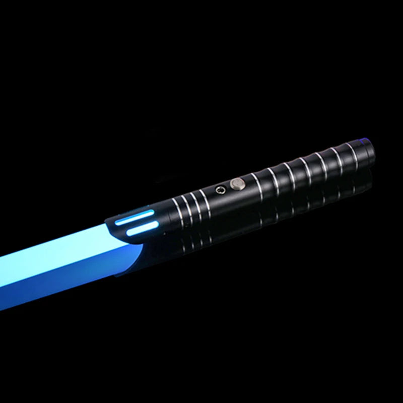 Light up Saber 16 Colors & Sounds RGB Light Sword Metal Handle Laser Sword Toys Light Quiet Mode Children Cosplay Christmas Gift