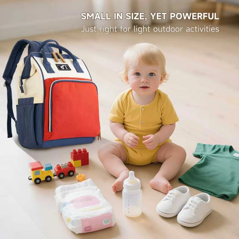 2025 New Multipurpose Diaper Bag Backpack with Changing Pad & Stroller Straps, Large Capacity Mom Bags with Thermal Pocket